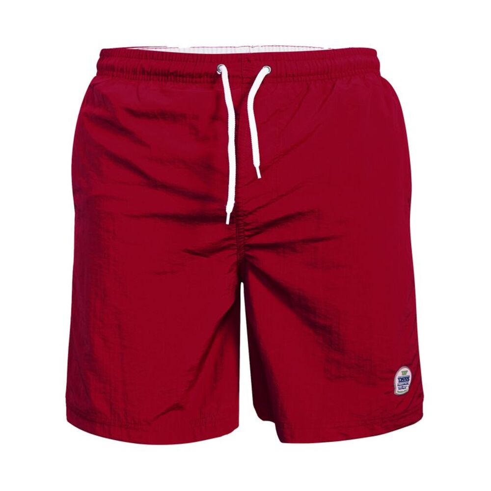 Duke Mens D555 Yarrow Kingsize Swim Shorts / Red